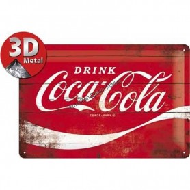 Plaque drink coca-cola 3D
