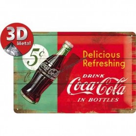 Plaque delicious coca cola 3D MM
