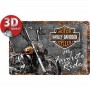 Plaque favortie ride harley 3D MM