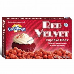 Cookie dough bites red velvet cupcake