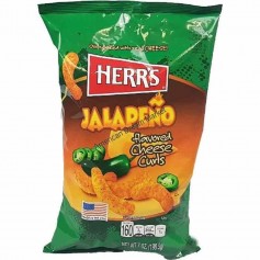 Herr's jalapeno cheese curls GM