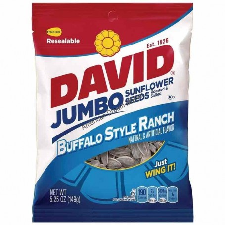 David sunflower seeds buffalo style ranch
