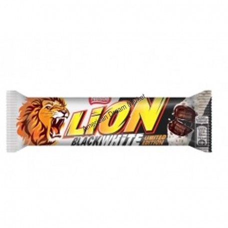 Lion black white