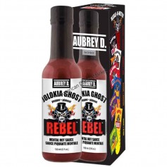 Aubrey D rebel jolokia ghost hot sauce