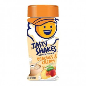 Tasty shakes oatmeal mix-ins peaches and cream