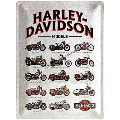 Plaque harley davidson models