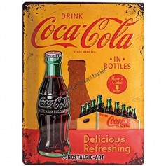 Plaque drink coca cola