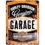 Plaque harley davidson garage