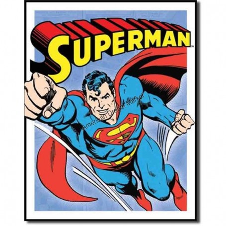 Superman retro panel