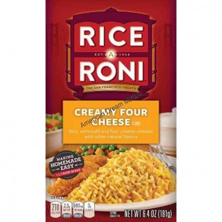 Rice o roni creamy four cheese