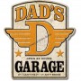 Plaque métal GM dad's garage