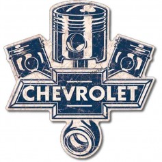Plaque métal GM chevrolet