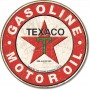 Plaque métal GM texaco