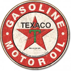 Plaque métal GM texaco