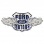 Plaque métal GM ford winged logo