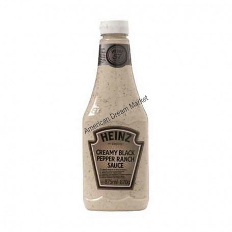 Heinz creamy black pepper ranch sauce 875g