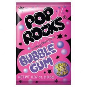 Pop Rocks popping bubble gum