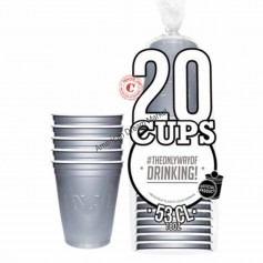 20 Gobelets argent 53cl
