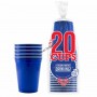 20 Gobelets Bleus 53cl