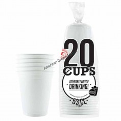 20 Gobelets Jaunes 53cl