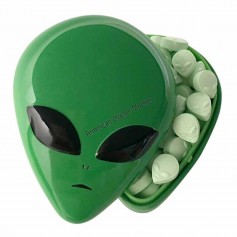 Alien head sour candy