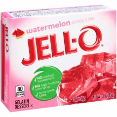 Jell-O Gellée à la pastèque