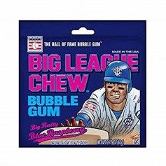 Big league baseball bubble gum blue raspberry
