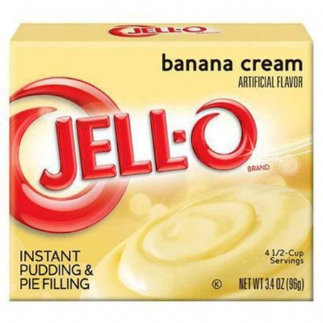 Jell-O pudding banana cream