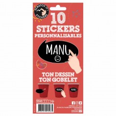 10 stickers scratch me bulle