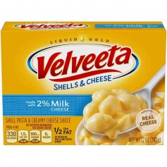 Velveeta shells and cheese 2% milk