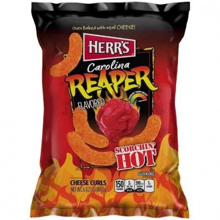 Herr's carolina reaper cheese curl