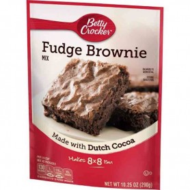Betty Crocker fudge brownie mix 290G