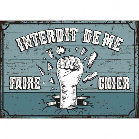 Plaque carton intertdit de me