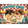 Plaque carton coffee time