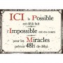 Plaque carton miracles en 48H