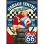 Plaque carton garage service