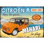 Plaque carton mehari