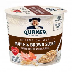Quaker instant oatmeal malpe and brown sugar