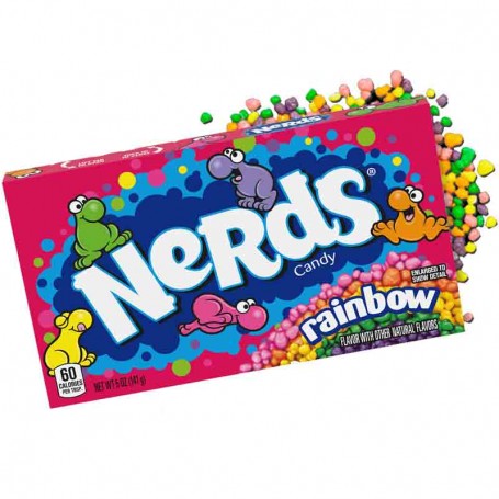 Wonka nerds rainbow mini bonbons multicolor